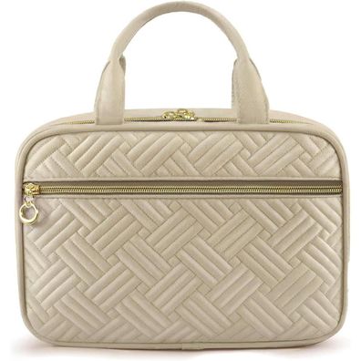 Lovevook Kulturtasche Damen Groß Dunkelkhaki wasserdicht zum Aufhängen faltbar