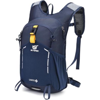Skysper Wanderrucksack Herren 25L Blau - Kleiner Tagesrucksack für Camping