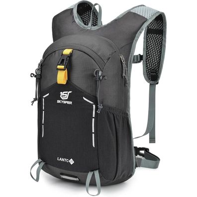 Skysper Wanderrucksack Herren 25L Grau - Kleiner Tagesrucksack für Outdoor