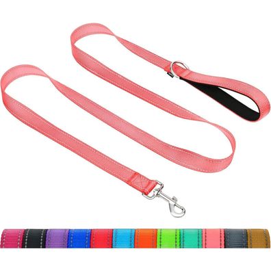 Taglory Hundeleine für mittelgroße bis große Hunde, 1.8m, Rosa, Gepolsterter