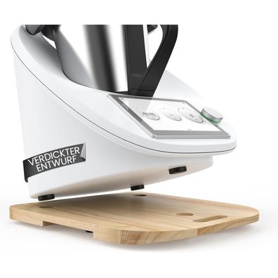 Siegvoll Verdicktes Gleitbrett für Thermomix TM6 TM5 - Rollbrett mit