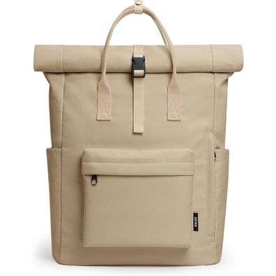 KALIDI Rolltop Rucksack Damen Herren, Unisex Daypack mit Laptopfach