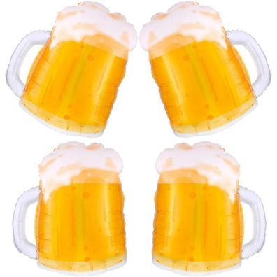 Aurasky XXL Bier Folienballon Riesen Bierkglas Aluminium Folie Ballon für