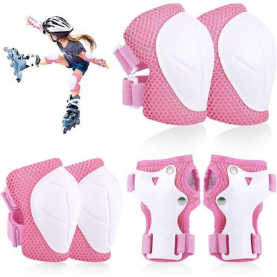 Hejo Kinder Inliner Schoner Set 6-teilig, Protektoren für Skateboard, Roller