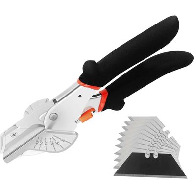 FLORA GUARD Gehrungsschere Multi-Winkelschneider für PVC, Kunststoff und