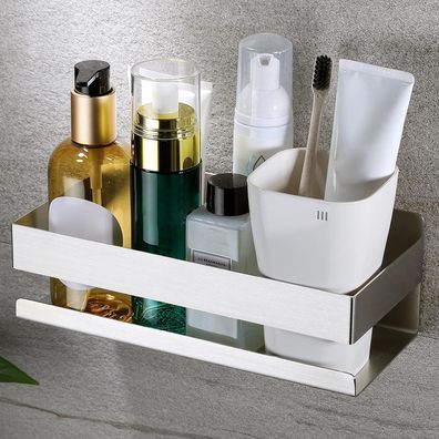 YIGII Duschablage ohne Bohren - Selbstklebender Badezimmer Organizer aus