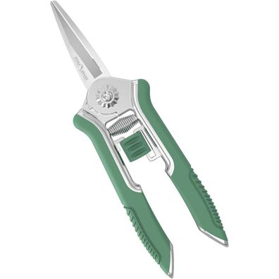 FLORA GUARD Gartenschere 16,5cm mit Soft-Touch-Griff - Ideal für Bonsai