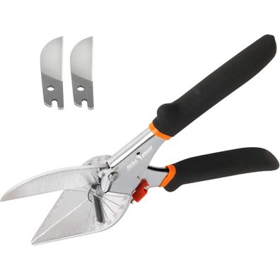 FLORA GUARD Gehrungsschere Multi-Winkel 45-135 Grad, Dichtungsschere für PVC