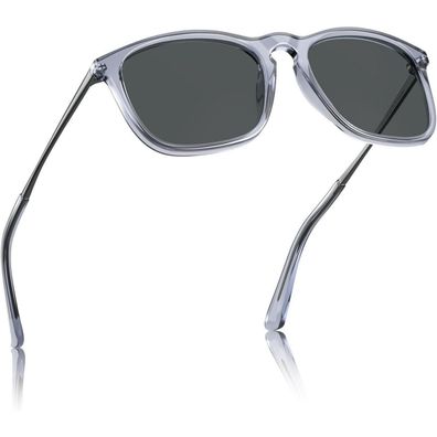 CARFIA Vintage Polarisierte Sonnenbrille für Damen Herren, UV400 Schutz