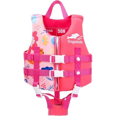 Gogokids Kinder Schwimmweste Float Jacket für Kleinkinder, 2-9 Jahre, 15-35kg