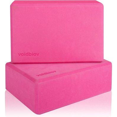 voidbiov Yoga Blöcke 2er Set - Stabil & Rutschfest aus Eva Schaumstoff für