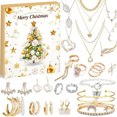 Schmuck Adventskalender 2025 für Frauen & Mädchen: DIY Armbänder, Halsketten