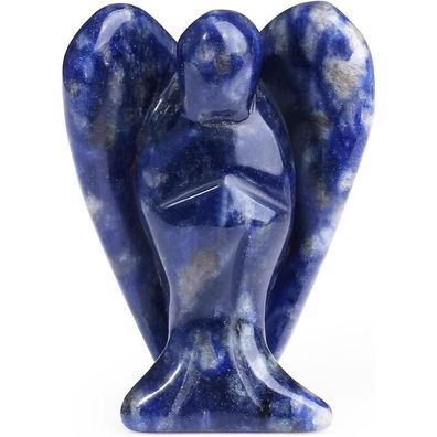 Xiannvxi Schutzengel aus blauem Sodalith Kristall - Heilende Edelsteine Figur