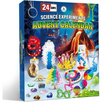 Unglinga Adventskalender 2025 für Kinder: Experimente, Edelsteine