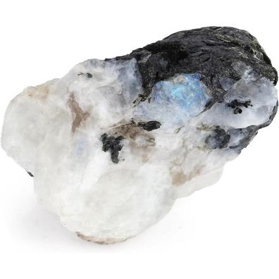 Xiannvxi Mondstein Großer Rohstein Kristall Premium Wasserstein Naturstein