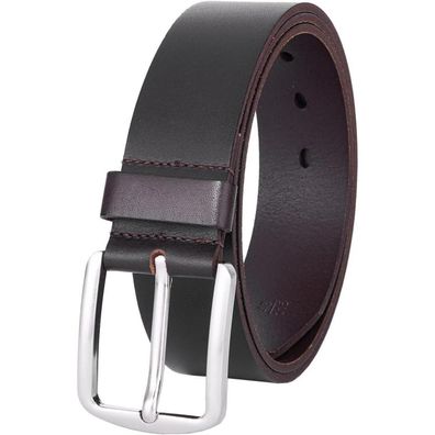Vrlegend Echt Leder Gürtel für Herren, 3.8cm breit, Braun-02, inkl