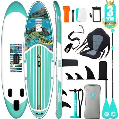 Niphean Stand Up Paddle Board Turtle Oasis 320cm für Erwachsene, 200kg