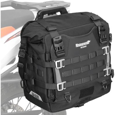 Rhinowalk Motorrad-Satteltaschen 35L, wasserdicht, mit MOLLE-System und