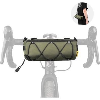 Rhinowalk Fahrrad Lenkertasche Vordertasche mit Schultergurt für Rennrad