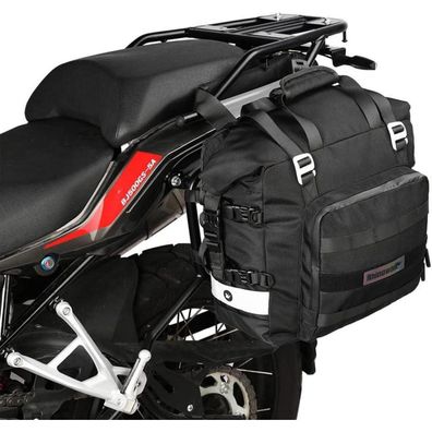 Rhinowalk Motorrad-Satteltasche, wasserdicht, 20L, Schnellverschluss, für