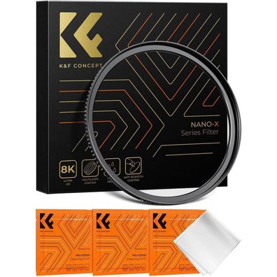 K&F Concept Step Up Ring 58mm-77mm Messing Filter-Adapterring für
