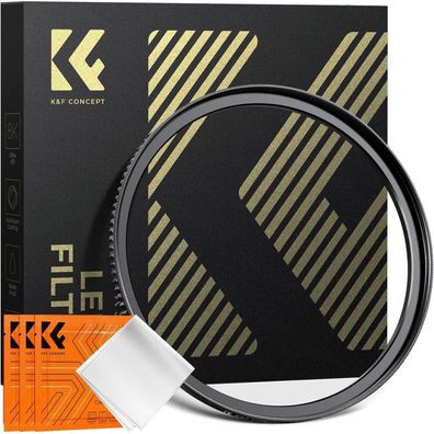 K&F Concept Step Up Ring Filter-Adapterring 72mm-82mm aus CNC-gefrästem Messing