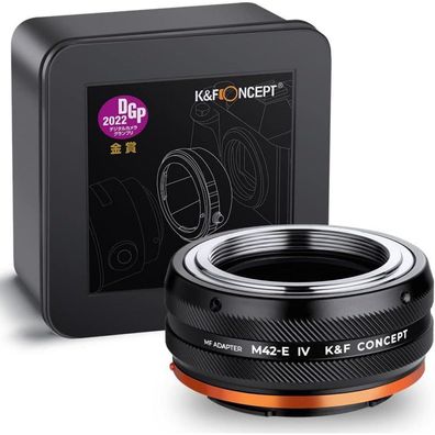 K&F Concept M42-NEX IV Objektivadapter für Sony E-Mount Kameras mit manuellem