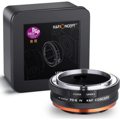 K&F Concept FD-NEX IV Objektivadapter für Canon FD/FL auf Sony E-Mount Kameras