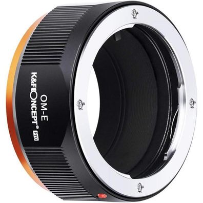 K&F Concept Adapterring für Olympus OM Objektive an Sony E Kameras (Manueller