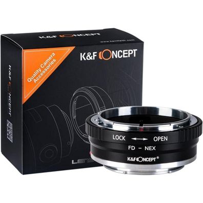 K&F Concept FD-NEX II Objektivadapter für Canon FD auf Sony Alpha NEX E-Mount
