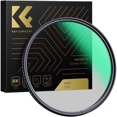 K&F Concept Nano-X CPL Polarisationsfilter 39mm - HD Optisches Glas mit