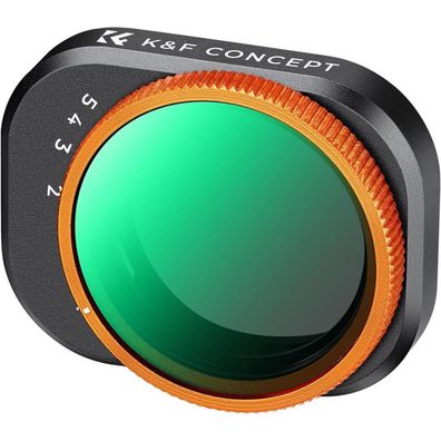 K&F Concept Mini 4 Pro Variable ND Filter ND2-ND32 (1-5 Stufen), HD Optik