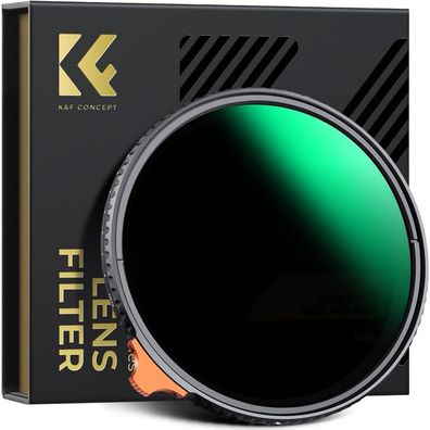 K&F Concept Nano-X 58mm Variabler ND-Filter ND2-400 (1-9 Blendenstufen) mit