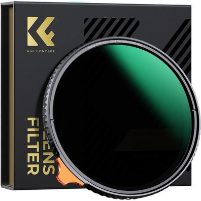 K&F Concept 52mm Black Mist 1/4 & Variable ND2-ND400 2-in-1