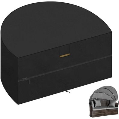 Vansheim Abdeckhaube für Sonneninsel, halbrund, wasserdicht, UV-beständig