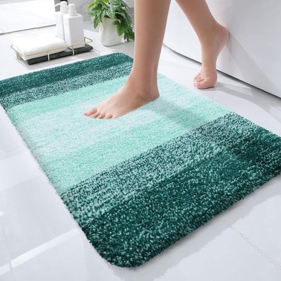 Homaxy Weicher Badezimmerteppich 40x60 cm, rutschfest & waschbar, flauschige