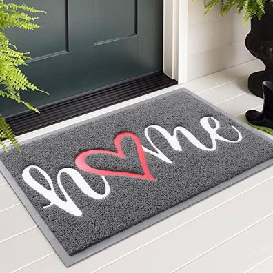 Homaxy Home Fußmatte für innen und außen, rutschfest, Schmutzfangmatte