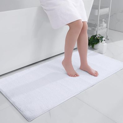 Homaxy Chenille Badteppich rutschfest und waschbar, weich und saugfähig, 60x120