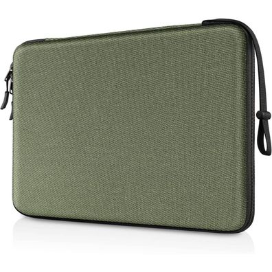 FINPAC Laptop Tasche Hülle für MacBook Air/Pro 13,6"/14"/13,3", Moosgrün