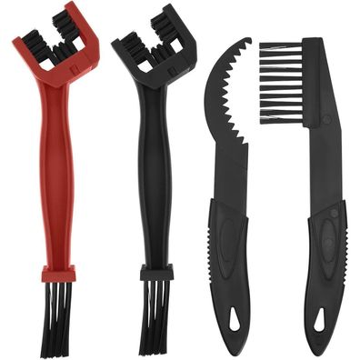 4 Stück Fahrrad- und Motorradketten Reinigungsbürsten Kit für MTB, Rennrad