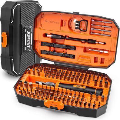 JOREST 152-teiliges Feinmechaniker Schraubendreher Set mit Torx und Triwing