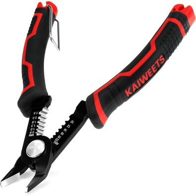 Kaiweets 3-in-1 Seitenschneider, Abisolierzange & Schneidezange für 20-10 AWG
