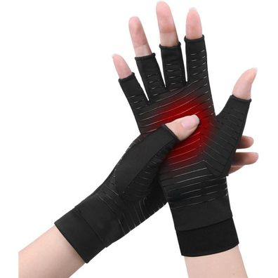 ACWOO Kupfer Arthritis Handschuhe, Kompressionshandschuhe für Damen & Herren
