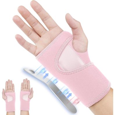 ACWOO Handgelenk Bandagen für Damen und Herren - Pink, Rechts, 1 Stück