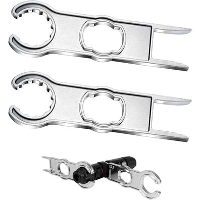 Bibarajm 2 Stück Montage Werkzeug Schlüssel Spanner Set für MC4-Stecker