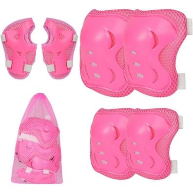 Flintronic Kinder Knieschoner Set 6-in-1 Schutzausrüstung für Skateboard