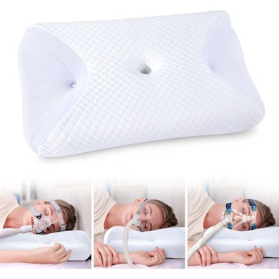 HOMCA CPAP Kissen Ergonomisches Memory Foam Nackenstützkissen für