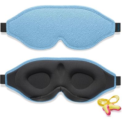 Trilancer Innovative Schlafmaske, 99.99% Lichtblockierend, Ergonomisch