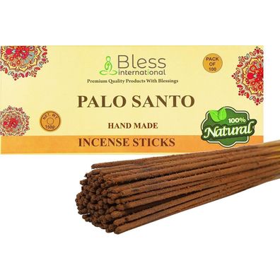 Bless International Palo Santo Räucherstäbchen, 100 Stück (150g)