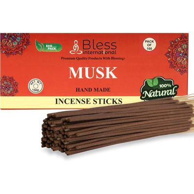 Bless International Räucherstäbchen "Musk" - Handgefertigt, 100% natürlich